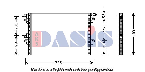 AKS DASIS kondensatorius, oro kondicionierius 182400N